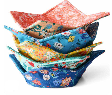 4-piece Nested Acrylic Bowl Cozy Sewing Template Set (Cracked)