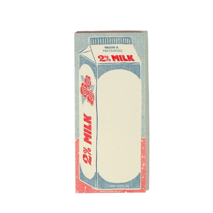 NEW // 2% Milk Risograph Notepad