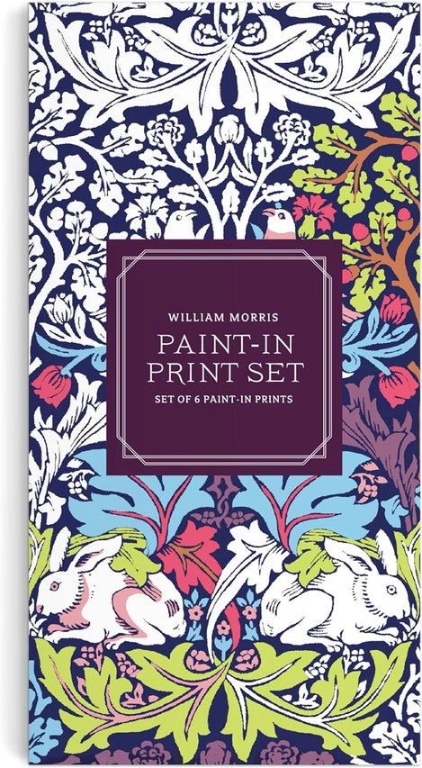 NEW // William Morris Paint-in Print Set