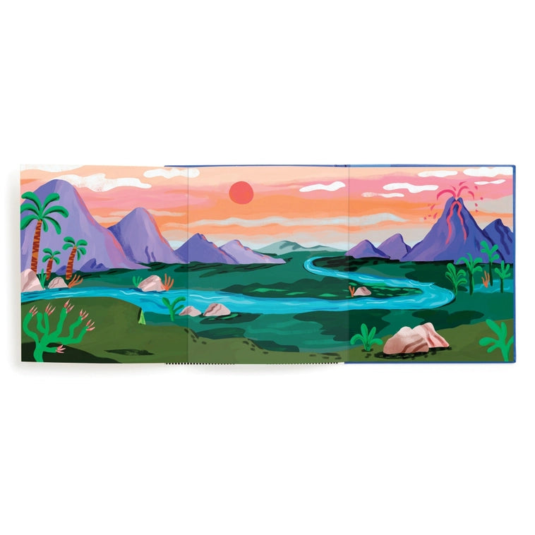 NEW // Dinosaur Park Sticker Play Reusable Activity Set by Mudpuppy
