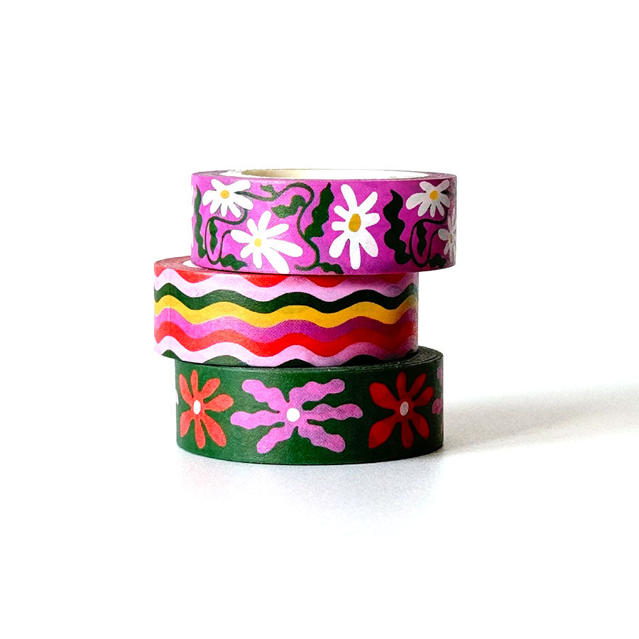NEW // Wavy Daisy Washi Tape – Idlewild Co.