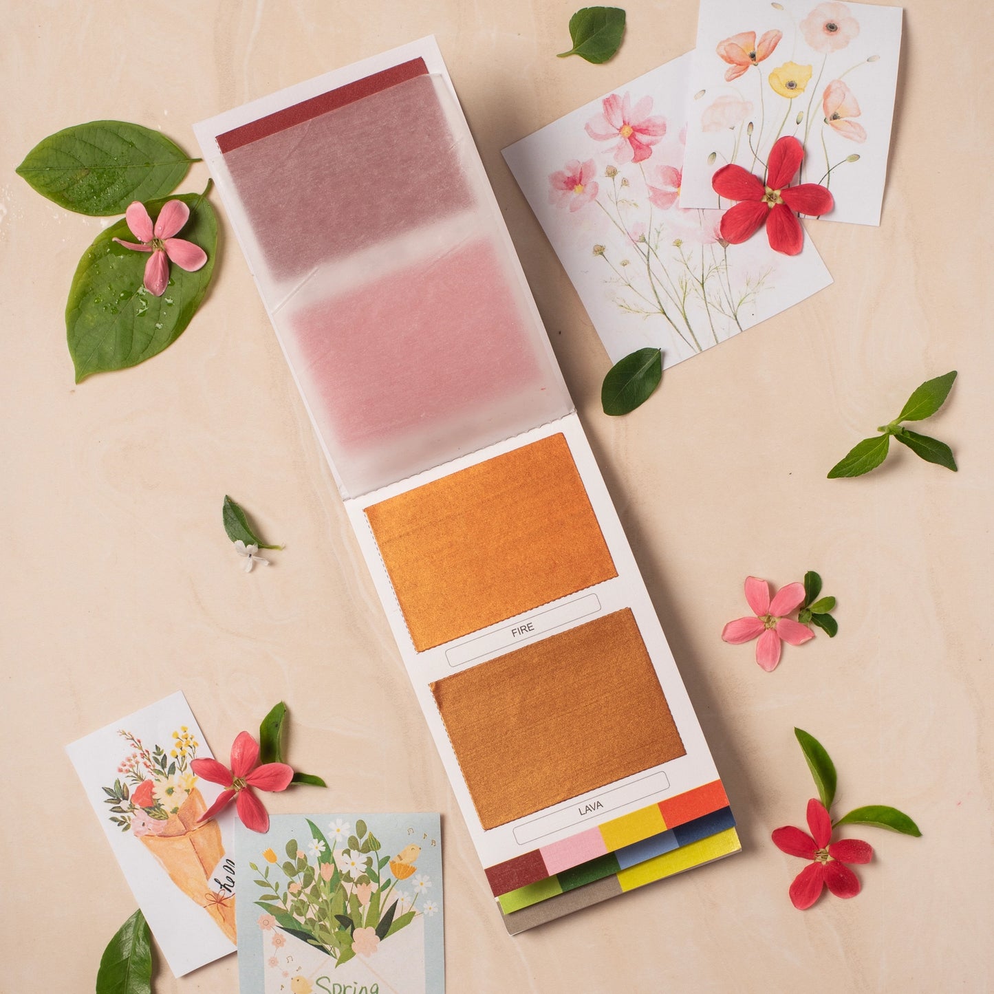 NEW // Viviva Metallic Colorsheets - 10 Handmade Watercolors