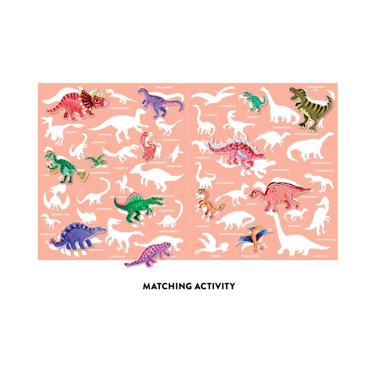 NEW // Dinosaur Park Sticker Play Reusable Activity Set by Mudpuppy