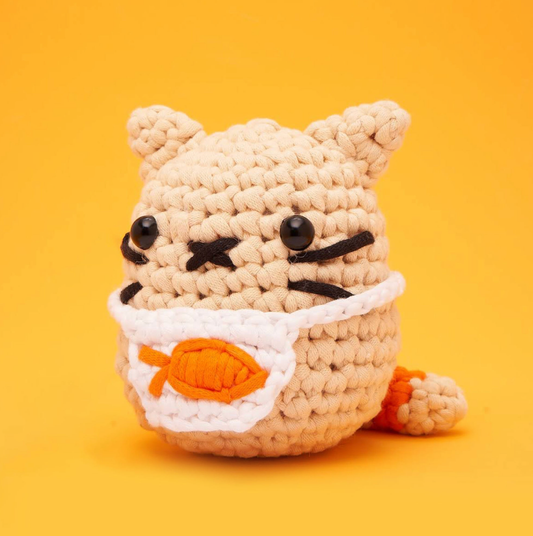 NEW // The Woobles - Nico the Cat Beginner Crochet Kit 