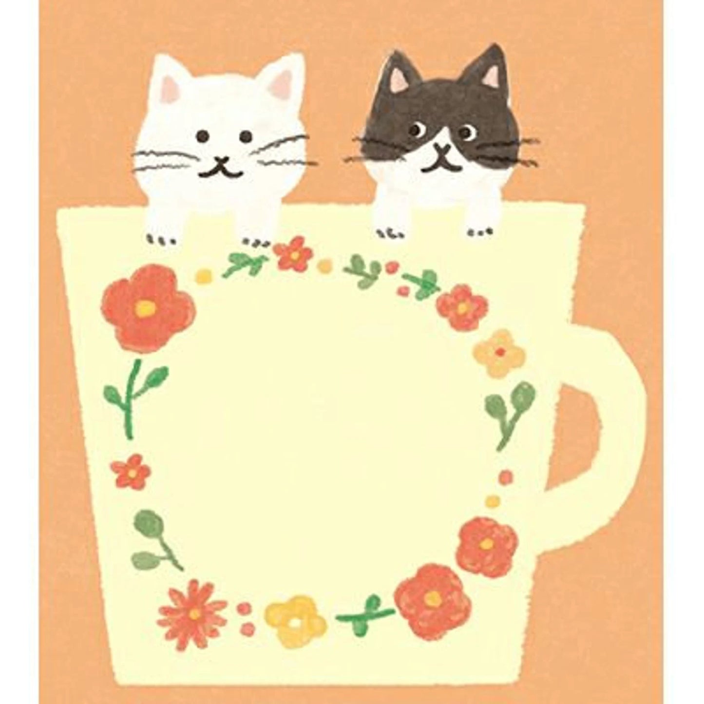 NEW // Furukawa Paper Works - Watashi Biyori 4 Designs Memo Pad - Cats