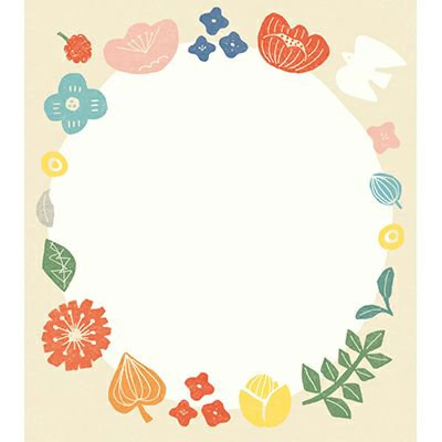 NEW // Furukawa Paper Works - Watashi Biyori 4 Designs Memo Pad - Flowers