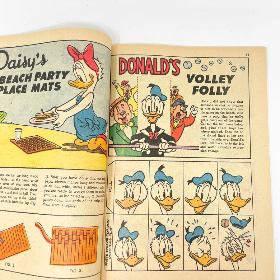 Walt Disney's Donald Duck Beach Party Giant Comic Book #3 - Dell Comics - 1956