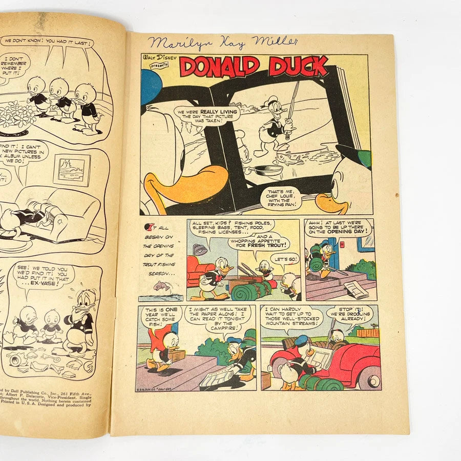 Walt Disney's Duck Album Comic Book #586 - Dell Comics - 1954