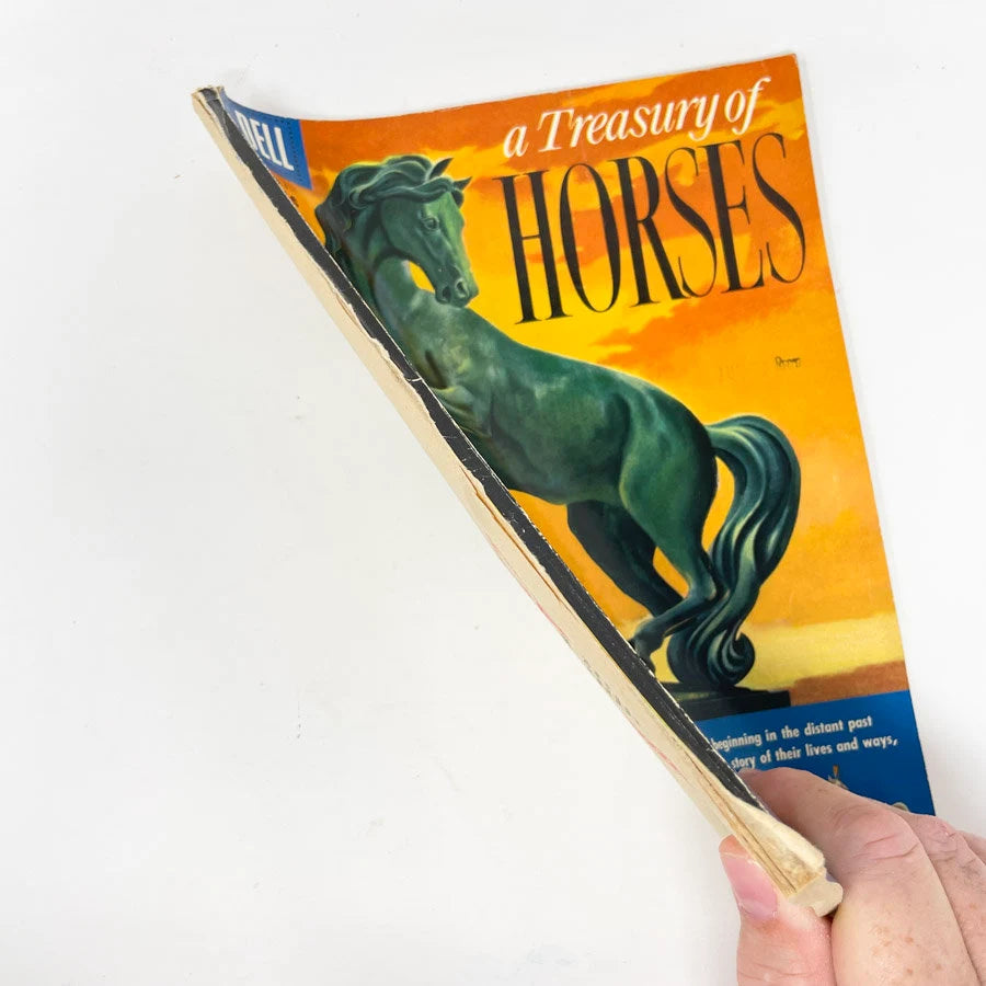 A Treasury of Horses Comic Book #1 - Dell Comics - 1955