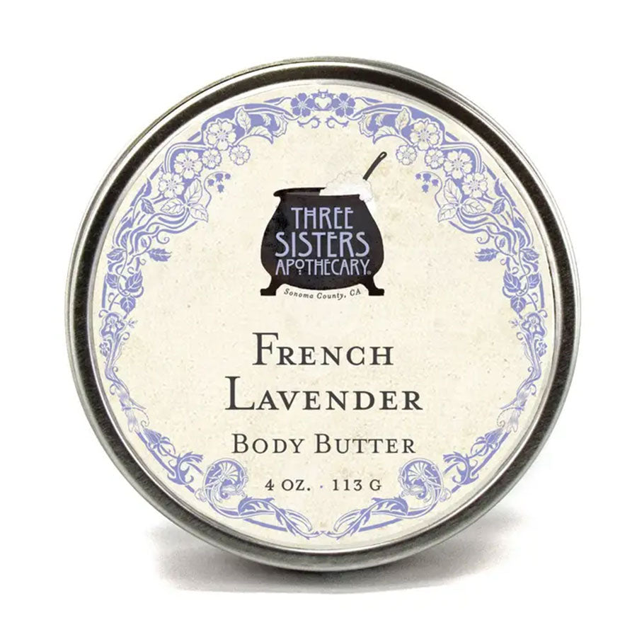 NEW // Three Sisters Apothecary Body Butter - French Lavender 4 oz.
