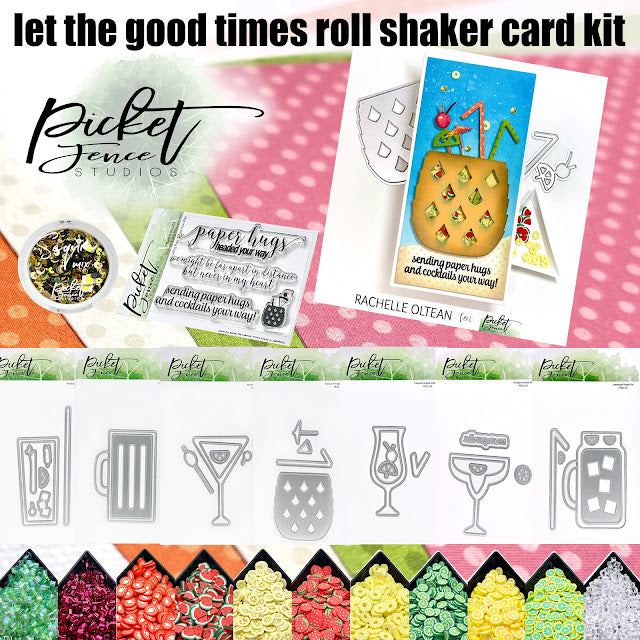 Let the Good Times Roll Shaker Card Kit by Picket Fences Studio