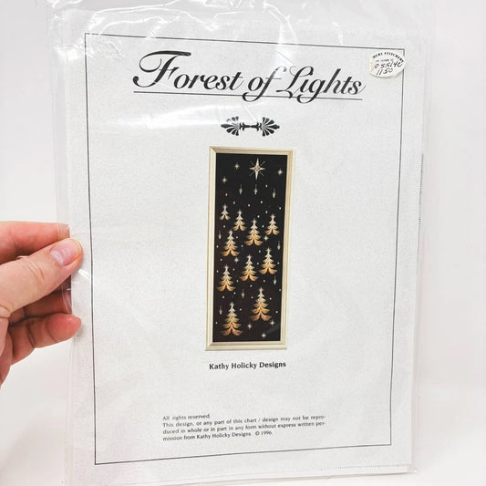 Forest of Lights Needlepoint Pattern by Kathy Holicky Designs
