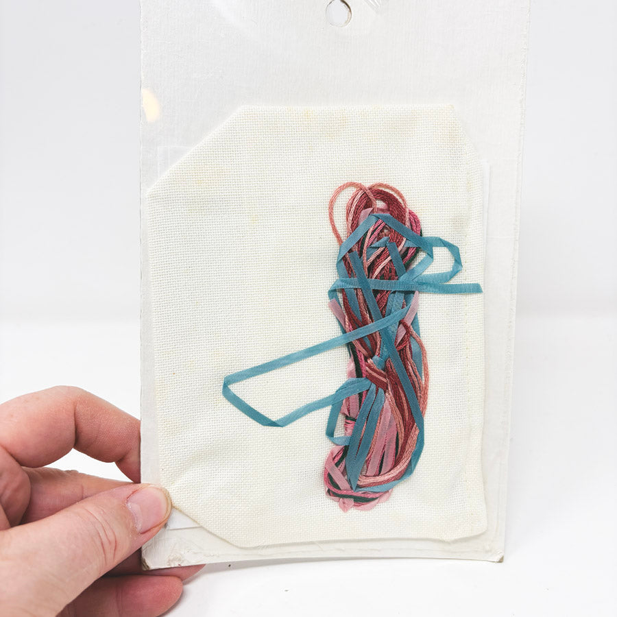 Ribbon Embroidery Lil' Tote Cross Stitch Kit by Janlynn