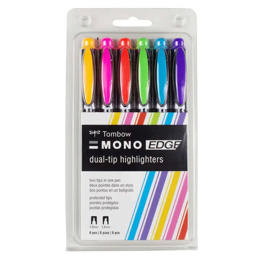 NEW // Tombow Mono Edge Highlighters(6)