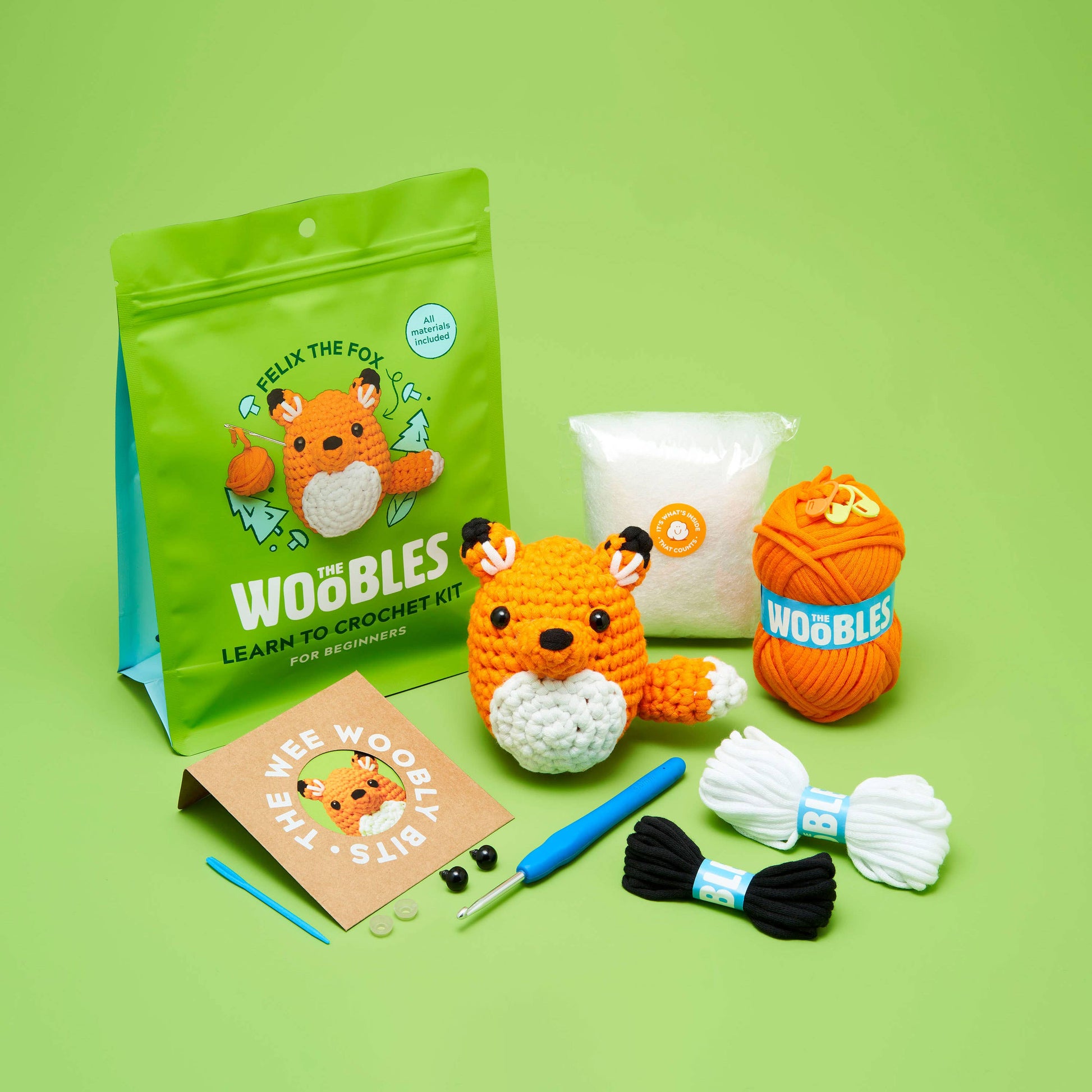 NEW // Woobles Jojo the Bunny Beginner Crochet Kit – Hello Art