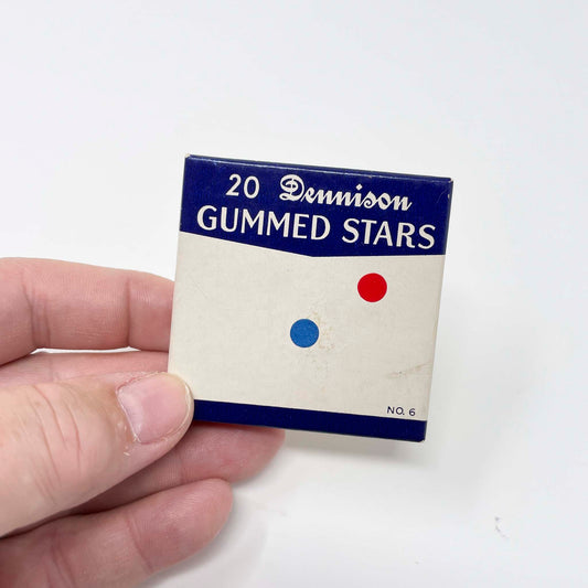 Vintage Dennison Gummed Stars