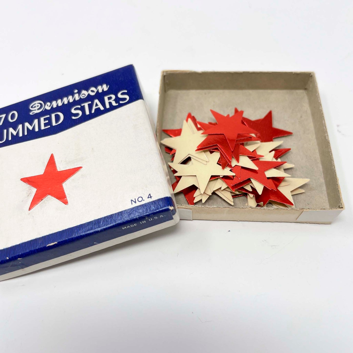 Vintage Dennison Gummed Stars