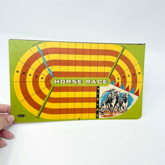 Vintage Horse Race Board Game