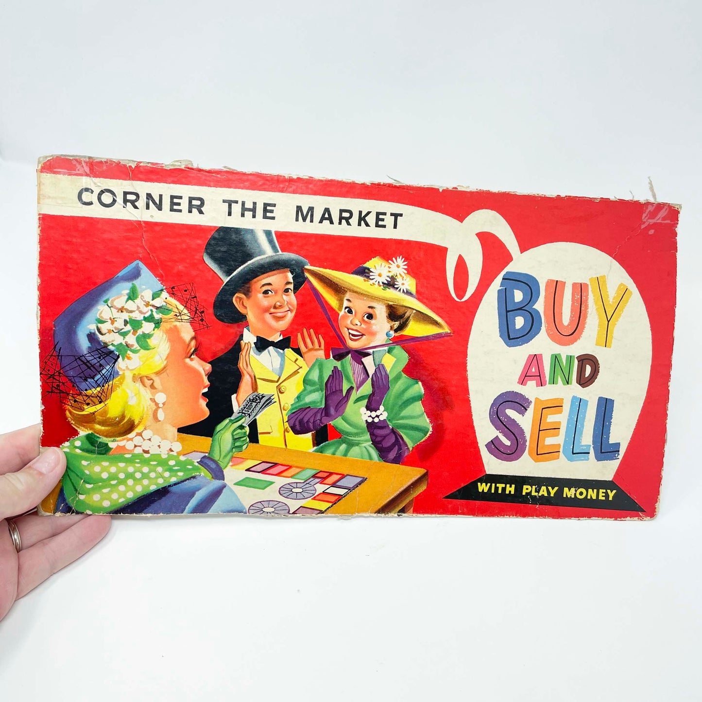 Vintage Buy and Sell Board Game Box Cover
