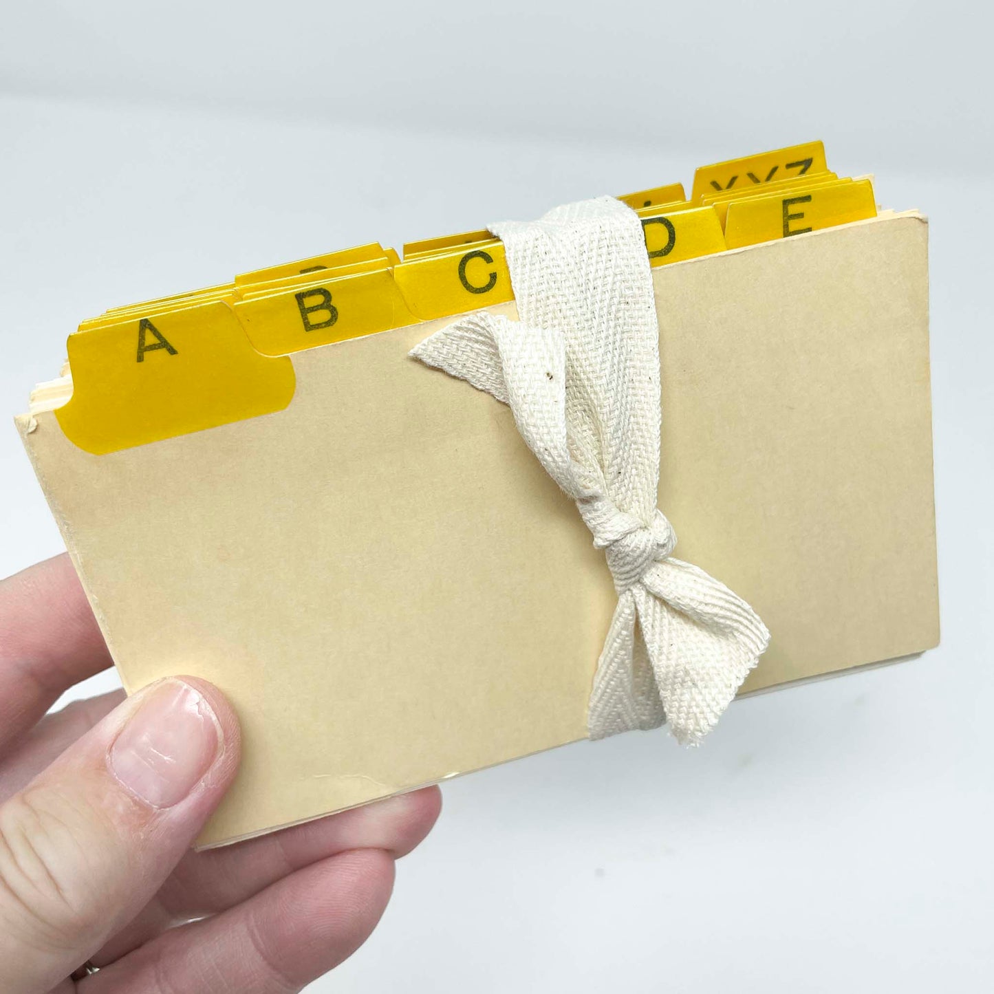 Alphabet Index Card Dividers with Cards