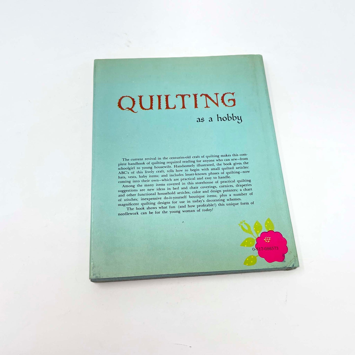 Quilting as a Hobby Book by Dorothy Brightbill