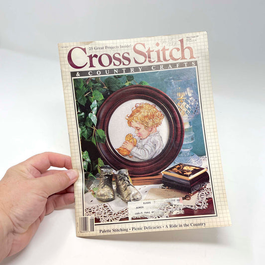 Cross Stitch & Country Crafts Magazine - May/June 1989