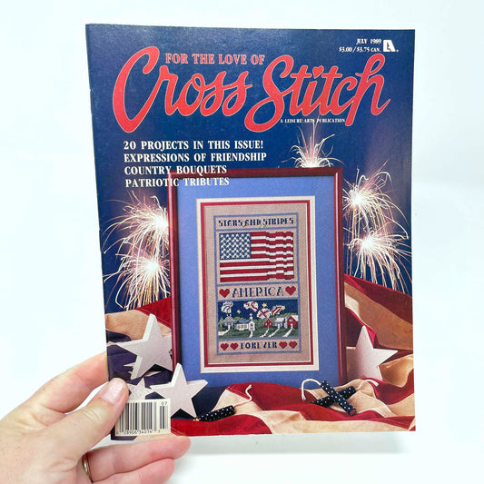 For the Love of Cross Stitch Magazine - July 1989