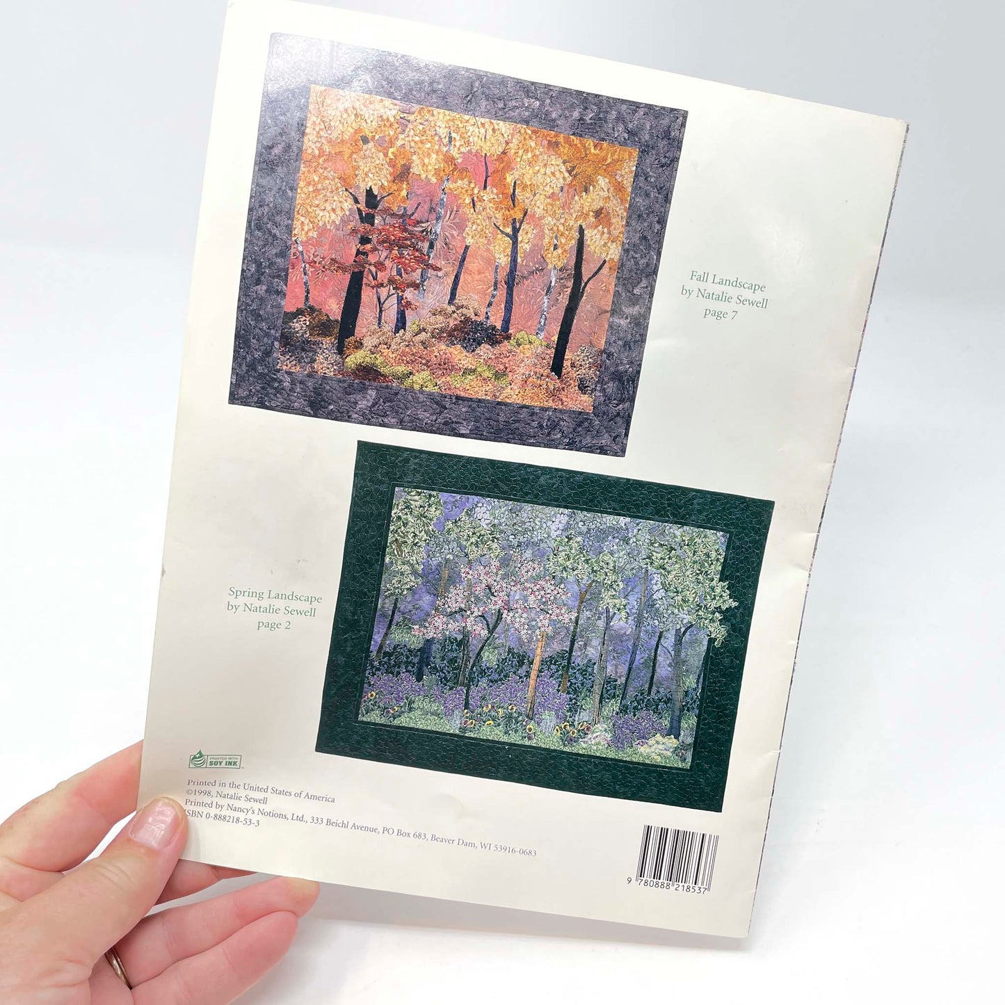 Sewing With Nancy Trees & Flowers Landscape Quilts