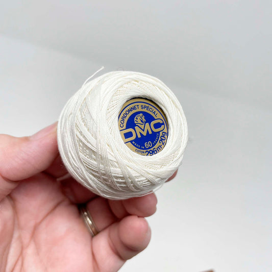 DMC Cordonnet Special Size 60 – White