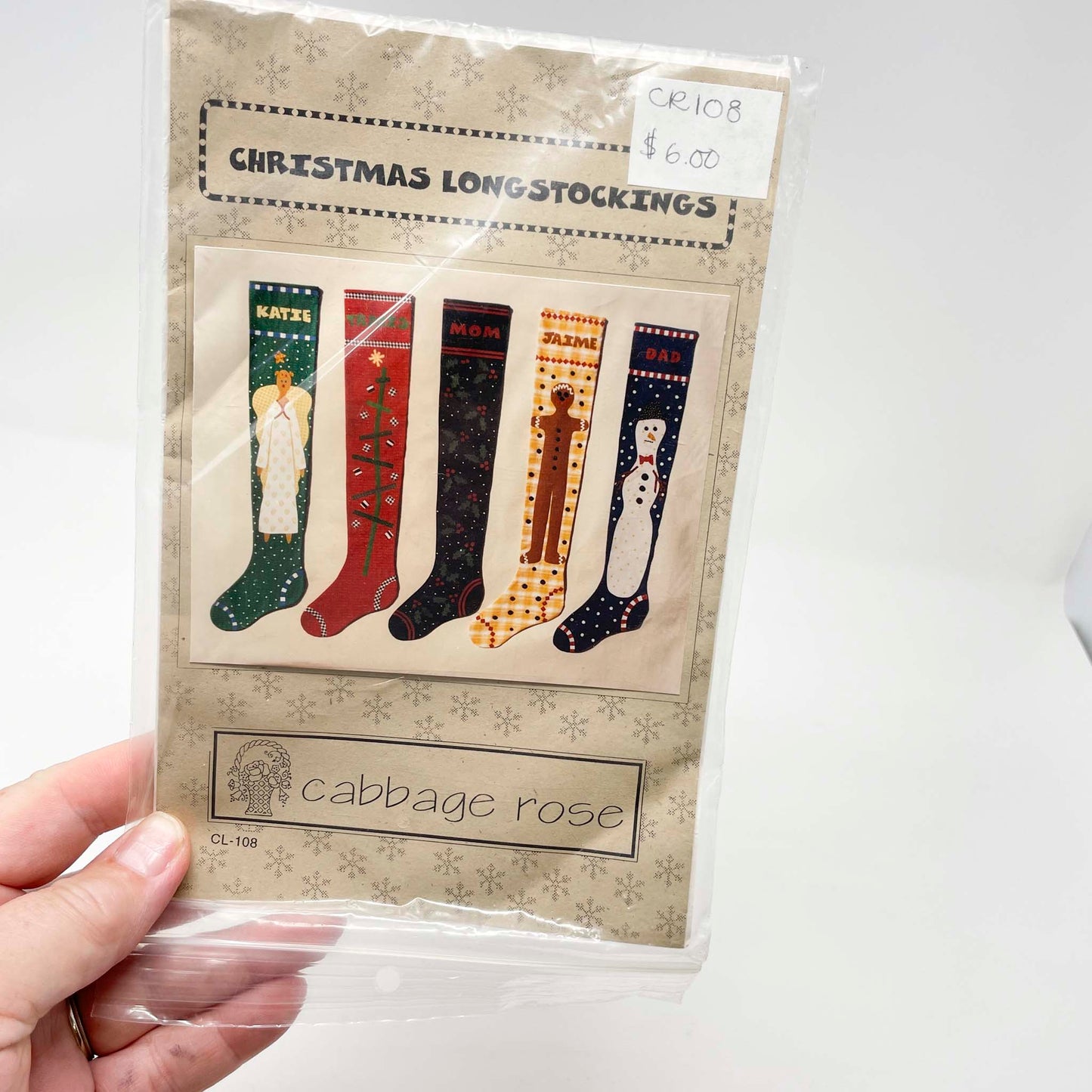 Christmas Longstockings Pattern by Cabbage Rose