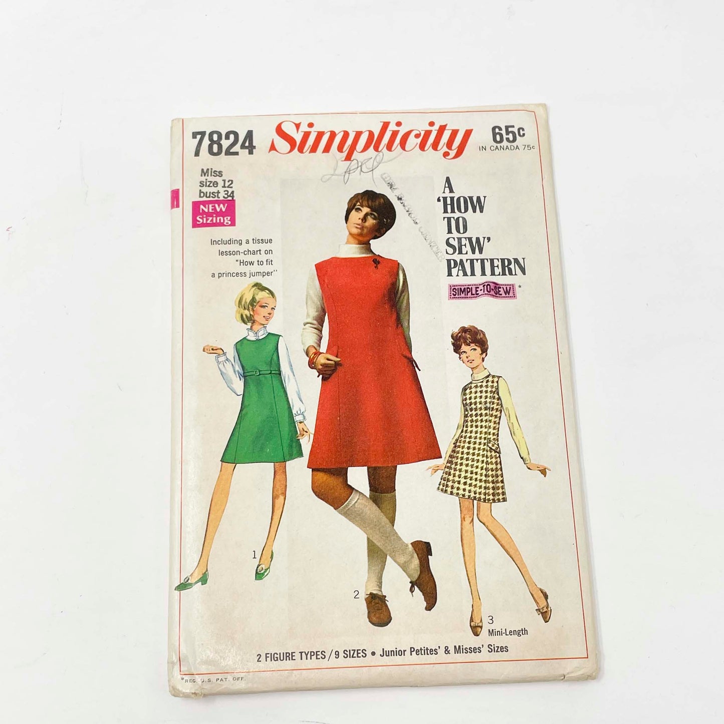 Vintage 1960's Sewing Pattern