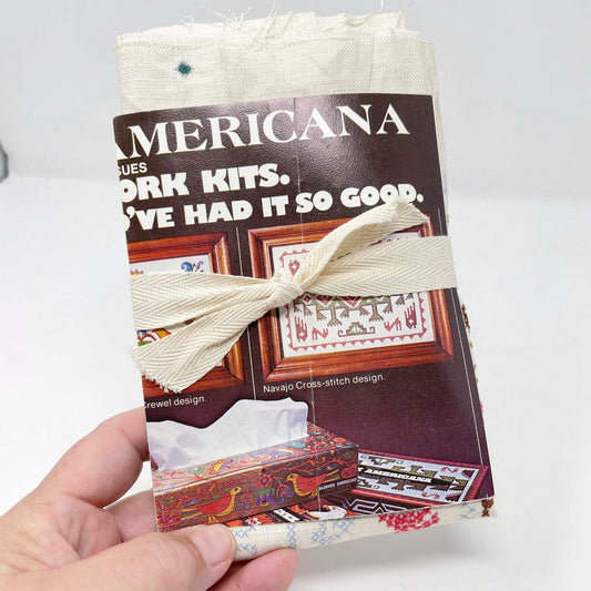 Kleenex Americana Needlework Kit Remnants