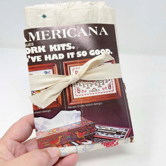 Kleenex Americana Needlework Kit Remnants
