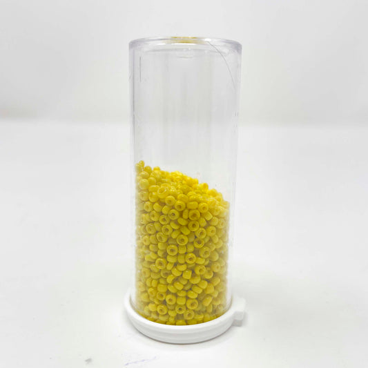 Bright Yellow Seed Bead - 25g