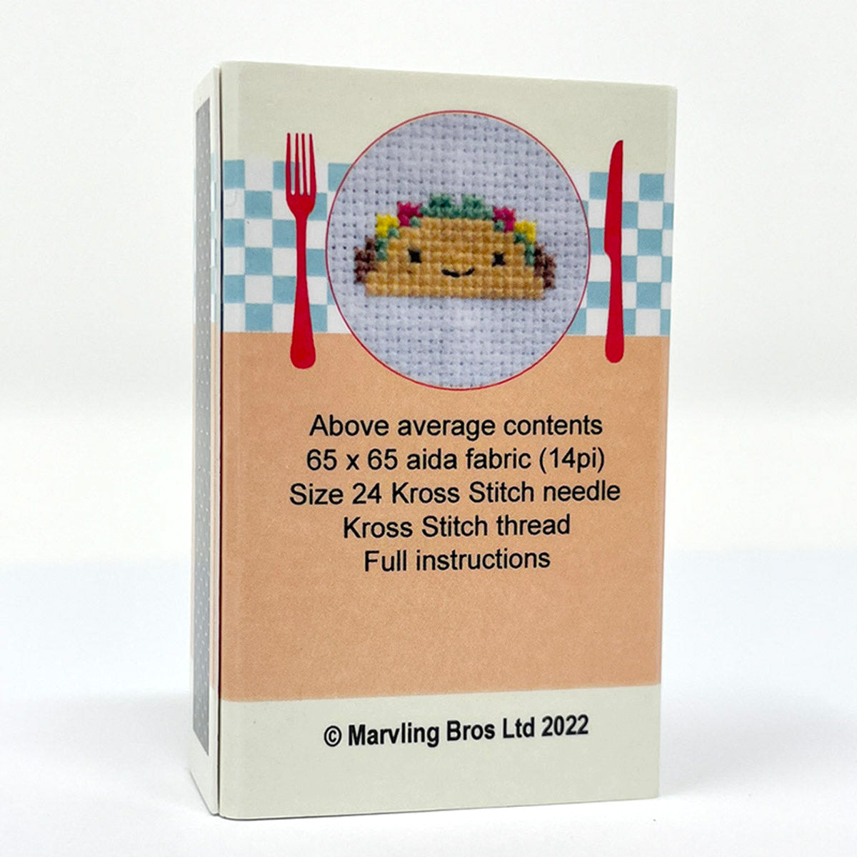 NEW // Kawaii Mini Cross Stitch Kit in a Matchbox