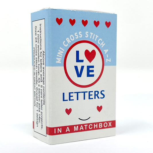 NEW // Love Letters Mini Hoop Cross Stitch