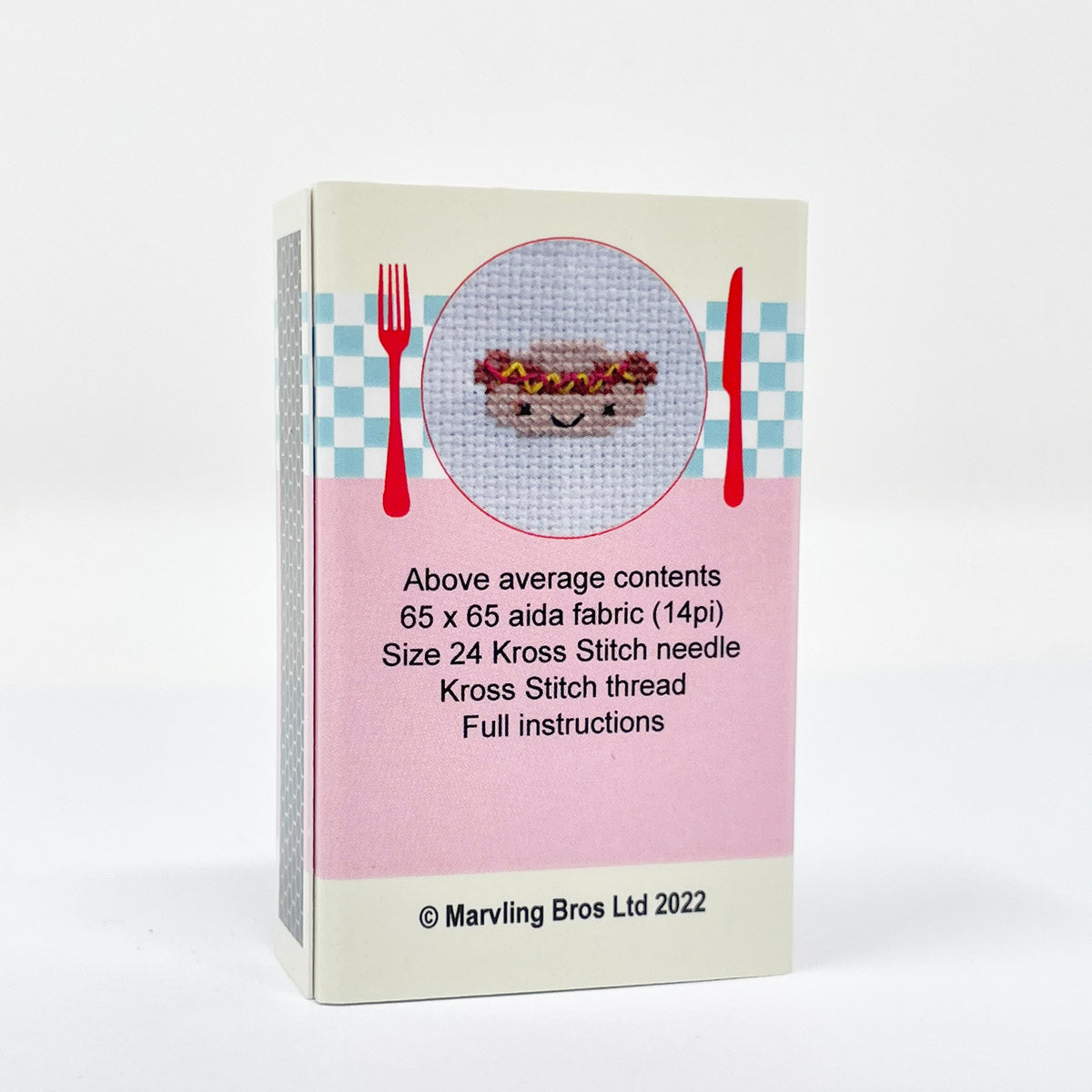 Marvling Bros. Matchbox Love Letters Mini Hoop Cross Stitch Kit
