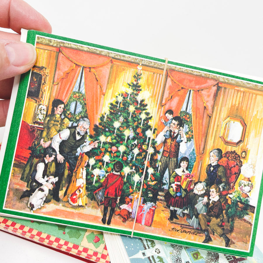 Vintage Holiday/Christmas Card Remnants