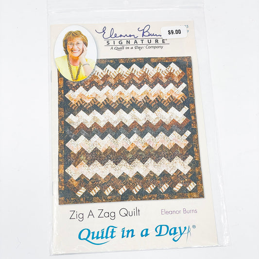 Quilt In a Day "Zig A Zag" Quilt Pattern