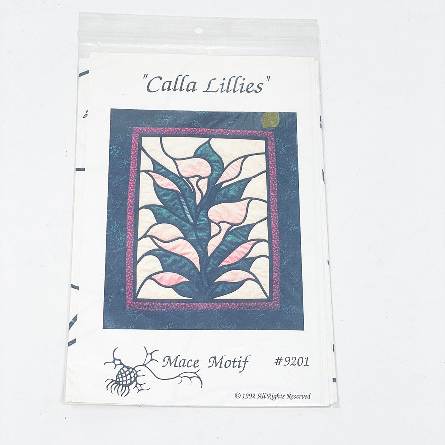 Mace Motif "Calla Lillies" Quilting Pattern