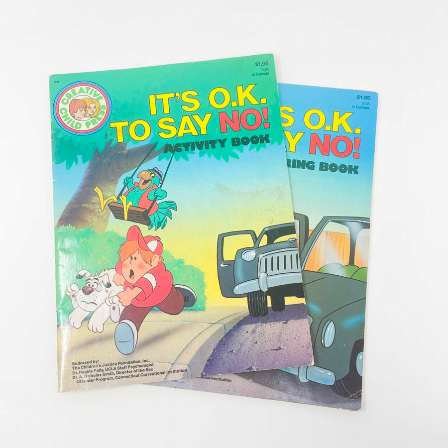 Vintage It's OK to Say NO! Activity Book