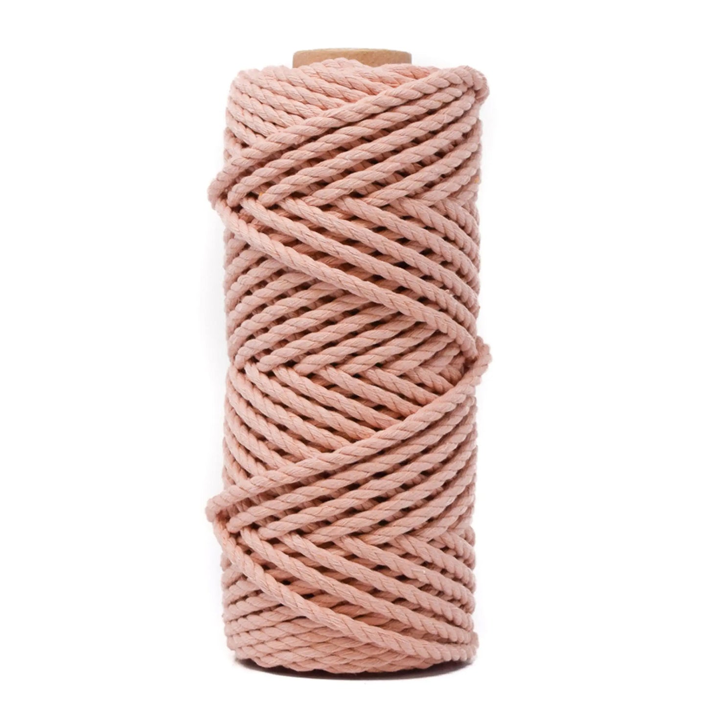 NEW // 3 Ply Recycled Cotton Rope - 5 Mm - 50 yd