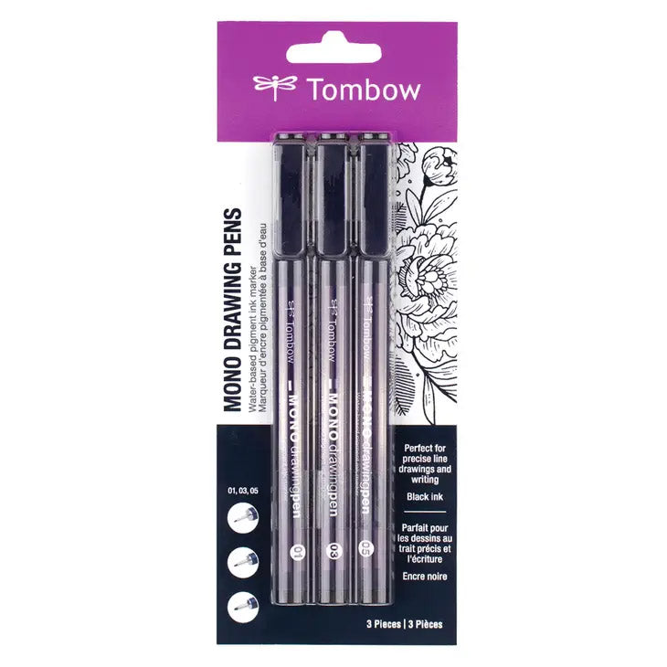 NEW // Tombow® Mono Drawing Pen - 3 Pack
